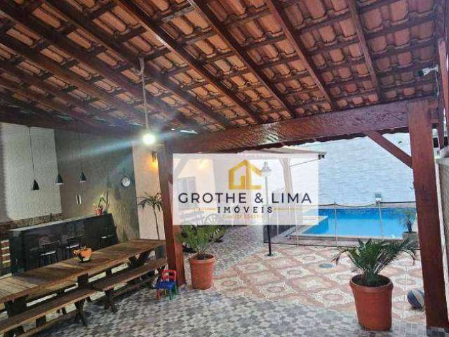 Casa com 3 dormitórios, espaço gourmet e piscina à venda, 141 m² - Cidade Nova - Pindamonhangaba/SP