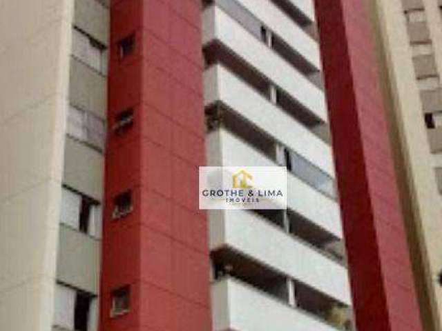 Apartamento com 4 dormitórios para alugar, 129 m² por R$ 5.557,82/mês - Jardim Esplanada - São José dos Campos/SP