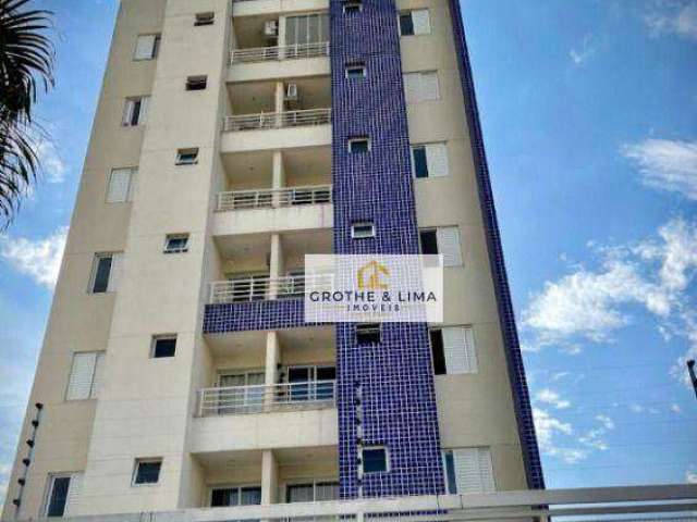 Apartamento com 1 dormitório para alugar, 75 m² por R$ 1.400,00/mês - Vila São José - Taubaté/SP