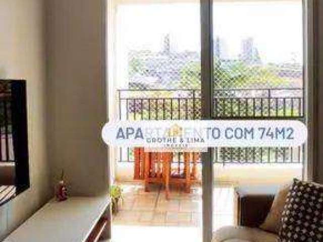 Apartamento com 2 dormitórios, 1 suíte à venda, 73 m² - Jardim Coleginho - Jacareí/SP