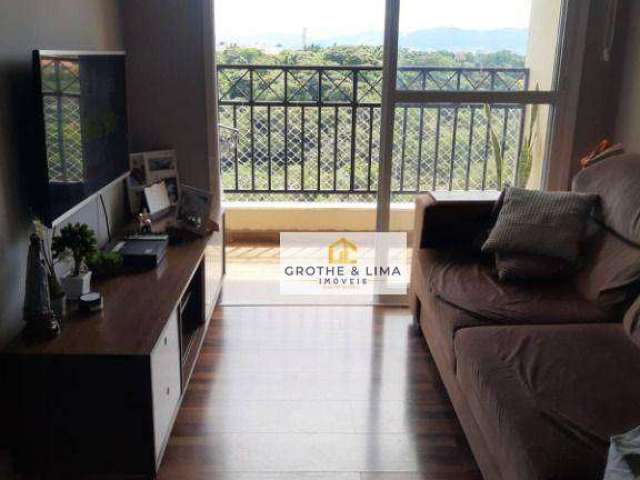 Imperdível! Apartamento com 3 dormitórios com Vista para Serra da Mantiqueira, à venda, 72 m² por R$ 450.000 - Condomínio Independência - Taubaté/SP