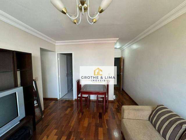 Apartamento com 3 dormitórios para alugar, 70 m² por R$ 3.302,73/mês - Jardim São Dimas - São José dos Campos/SP