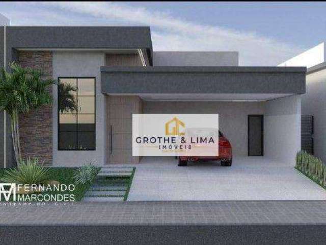 Casa com 3 dormitórios à venda, 150 m² por R$ 1.113.000,00 - Residencial Terras Do Vale - Caçapava/SP