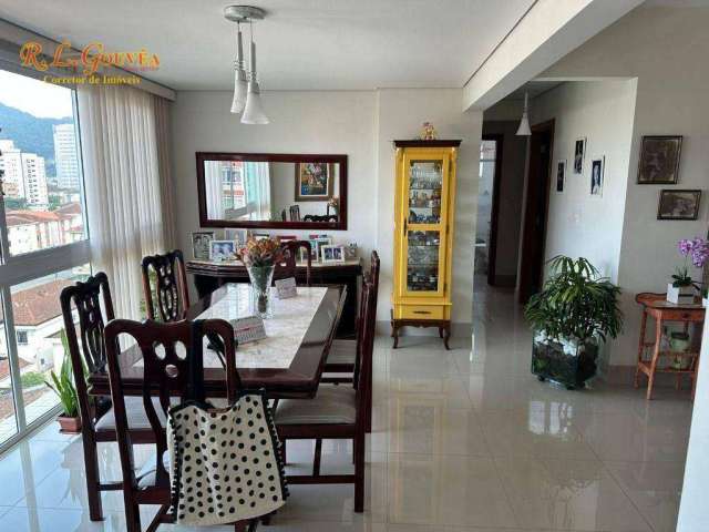 Apartamento com 3 dormitórios à venda por R$ 780.000,00 - Marapé - Santos/SP