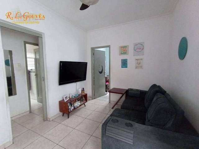 Apartamento com 2 dormitórios à venda, 47 m² por R$ 215.000,00 - Macuco - Santos/SP