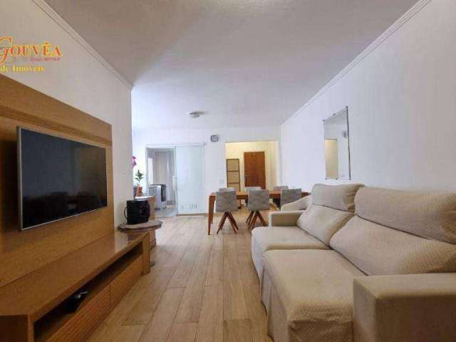 Lindo Apartamento com 3 dormitórios à venda, 130 m² por R$ 730.000 - José Menino - Santos/SP