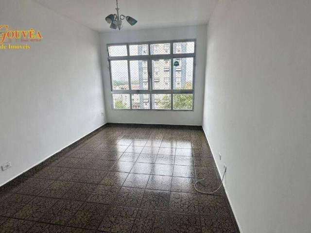 Apartamento com 2 dormitórios à venda por R$ 390.000,00 - Aparecida - Santos/SP