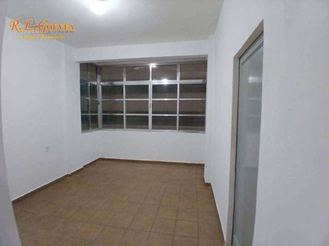 Apartamento com 1 dormitório para alugar por R$ 2.500/mês - Pompéia - Santos/SP