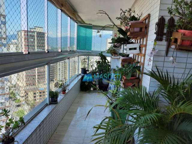 Apartamento com 3 dormitórios à venda, 170 m² por R$ 840.000,00 - Caiçara - Praia Grande/SP