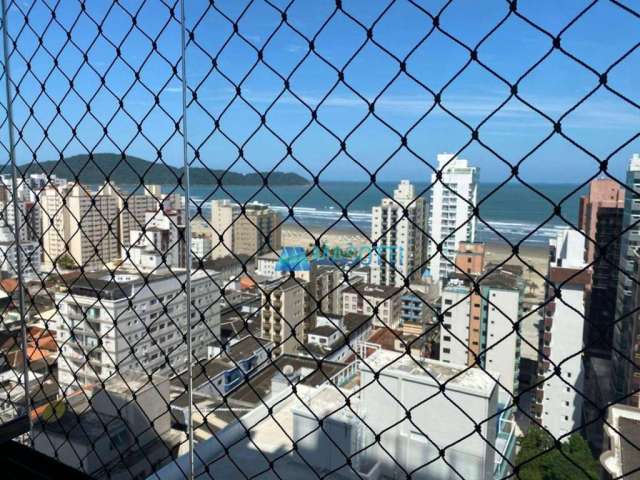 Apartamento 3 Dormitórios sendo 3 Suítes, Sacada Gourmet, Vista para o Mar e 2 Vagas de Garagem, Vila Guilhermina - Praia Grande/SP