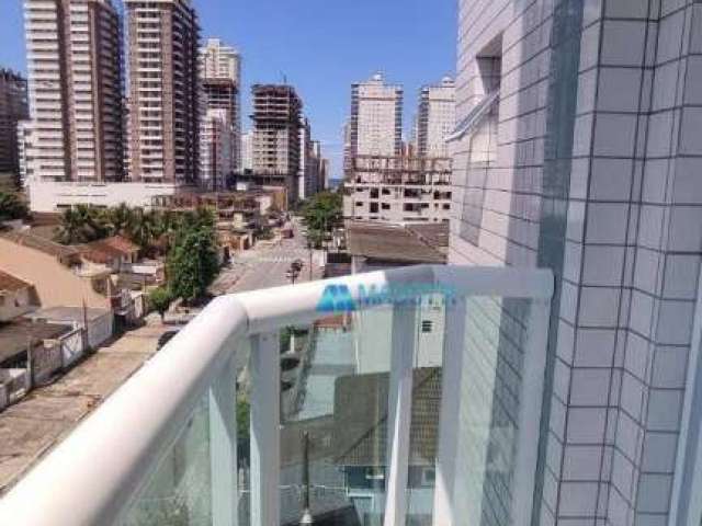 Apartamento com 2 dormitórios à venda, 64 m² por R$ 380.000,00 - Canto do Forte - Praia Grande/SP