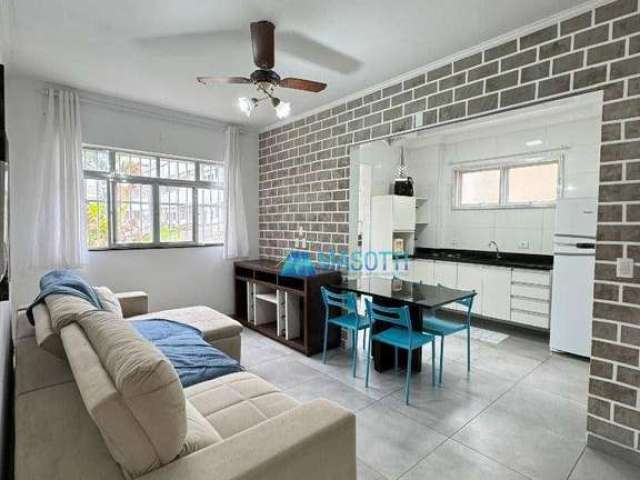 Apartamento com 1 dormitório à venda, 45 m² por R$ 299.000 - Canto do Forte - Praia Grande/SP