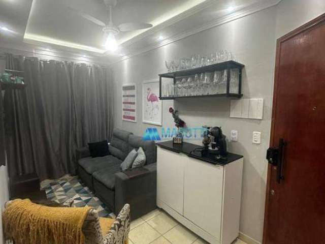 Apartamento com 1 dormitório à venda, 38 m² por R$ 259.000 - Vila Guilhermina - Praia Grande/SP