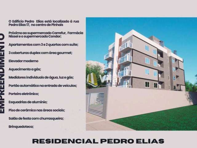 Apartamento com 2 dormitórios à venda, 65 m² por R$ 319.000,00 - Centro - Pinhais/PR