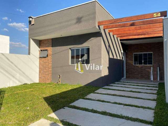 Casa com 3 dormitórios à venda, 74 m² por R$ 497.000 - Jardim Cláudia - Pinhais/PR