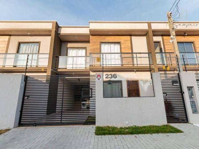 Sobrado com 3 dormitórios à venda, 89 m² por R$ 470.000 -  Rua Cidade de Palmitos 236 - Sítio Cercado - Curitiba/PR