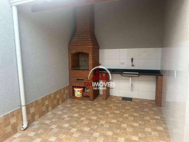 Casa com 2 dormitórios à venda, 100 m² por R$ 430.000 - Maracanã - Praia Grande/SP