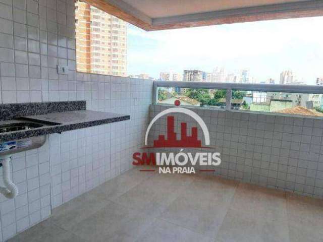 Apartamento com 2 dormitórios sendo 01 suíte à venda na Vila Guilhermina - Praia Grande/SP