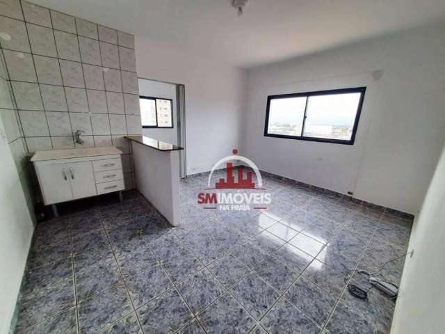 Kitão dividido em apartamento de 01 dormitório a venda na Vila Guilhermina - Praia Grande/SP