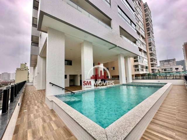 Apartamento com 2 dormitórios à venda no Canto do Forte - Praia Grande/SP