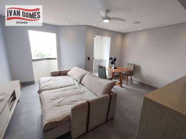 Apartamento com 2 dormitórios para alugar, 63 m² por R$ 3.500/mês - Tombo - Guarujá/SP