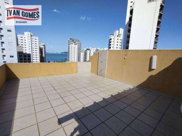 Cobertura com 3 dormitórios para alugar, 170 m² por R$ 5.400/mês - Tombo - Guarujá/SP