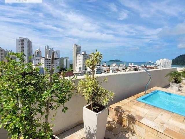 Cobertura com 2 dormitórios à venda, 125 m² por R$ 700.000,00 - Astúrias - Guarujá/SP