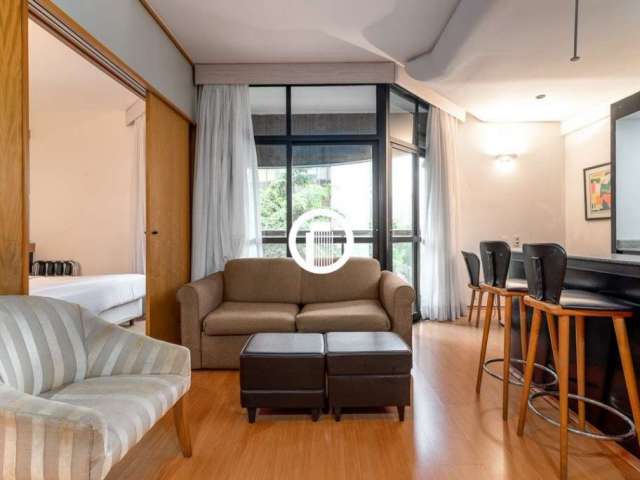 Apartamento com 1 quarto à venda na Rua Amauri, 513, Itaim Bibi, São Paulo por R$ 520.000