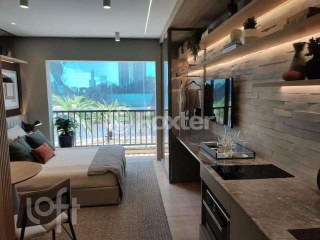 Apartamento com 1 quarto à venda na Rua Coronel Artur de Paula Ferreira, 110, Vila Nova Conceição, São Paulo, 24 m2 por R$ 480.000