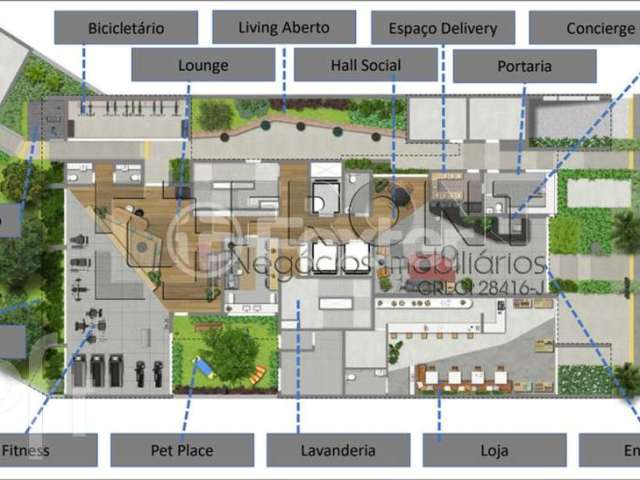 Apartamento com 1 quarto à venda na Rua Melo Palheta, 301, Água Branca, São Paulo, 24 m2 por R$ 425.000