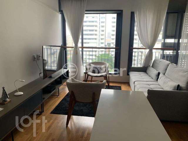 Apartamento com 1 quarto à venda na Avenida Jurucê, 194, Indianópolis, São Paulo, 51 m2 por R$ 1.378.000