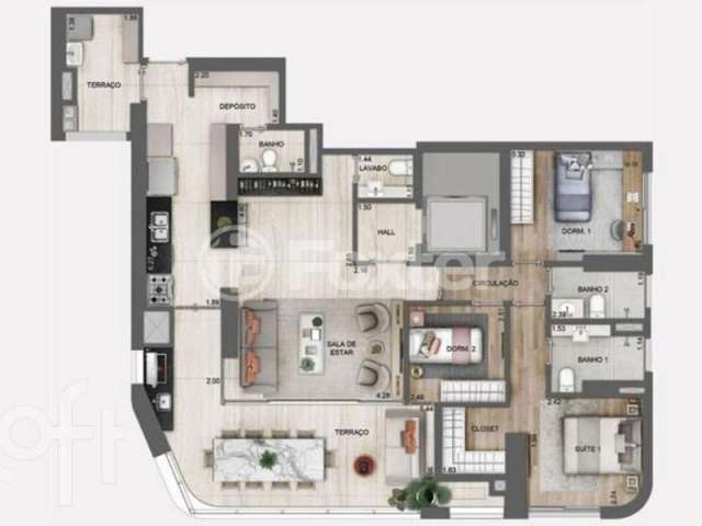 Apartamento com 3 quartos à venda na Rua José Vicente Cavalheiro, 410, Chácara Santo Antônio, São Paulo, 134 m2 por R$ 3.800.000