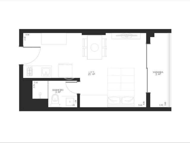 Apartamento com 1 quarto à venda na Rua Aurora, 756, Santa Ifigênia, São Paulo, 48 m2 por R$ 495.108