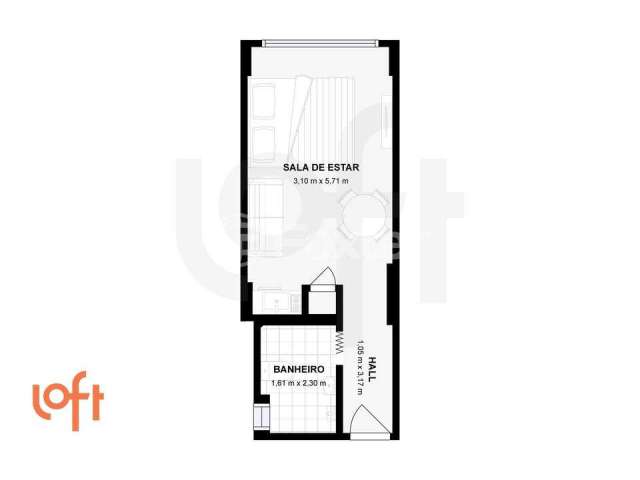 Kitnet / Stúdio à venda na Rua Marquês de Itu, 446, Vila Buarque, São Paulo, 32 m2 por R$ 230.000