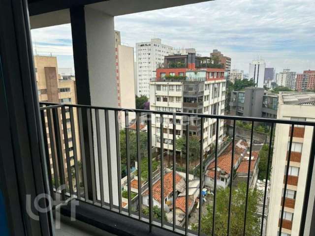 Apartamento com 1 quarto à venda na Rua Cristiano Viana, 1216, Cerqueira César, São Paulo, 27 m2 por R$ 450.000