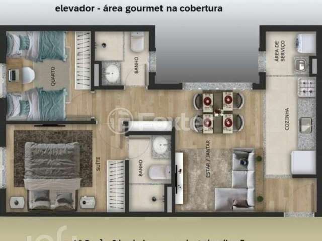 Apartamento com 2 quartos à venda na Rua Helena do Sacramento, 741, Vila Guaca, São Paulo, 60 m2 por R$ 380.000