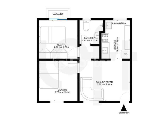 Apartamento com 2 quartos à venda na Estrada Pirajussara-Valo Velho, 1900, Jardim Mitsutani, São Paulo, 49 m2 por R$ 225.000