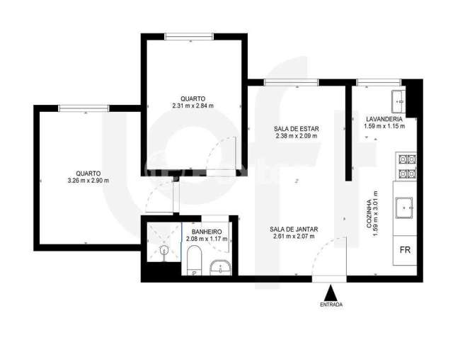 Apartamento com 2 quartos à venda na Rua Henrique Felipe da Costa, 555, Vila Guilherme, São Paulo, 42 m2 por R$ 308.000