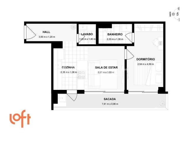 Cobertura com 2 quartos à venda na Rua Itacema, 65, Itaim Bibi, São Paulo, 106 m2 por R$ 3.900.000