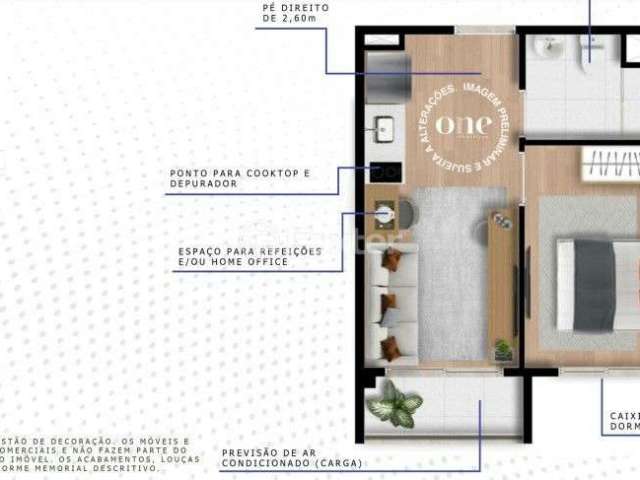 Apartamento com 1 quarto à venda na Rua Cacilda Becker, 112, Jardim das Acacias, São Paulo, 28 m2 por R$ 399.000