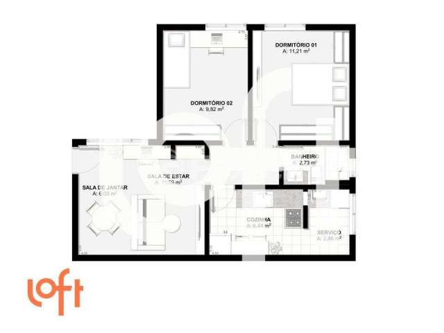 Apartamento com 2 quartos à venda na Rua Goaquinés, 35, Vila Guilherme, São Paulo, 57 m2 por R$ 320.000