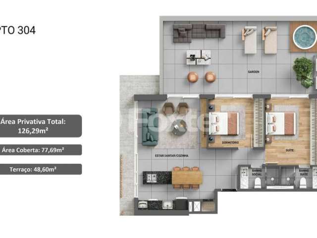 Apartamento com 2 quartos à venda na Avenida Lavras, 213, Petrópolis, Porto Alegre, 126 m2 por R$ 1.369.000