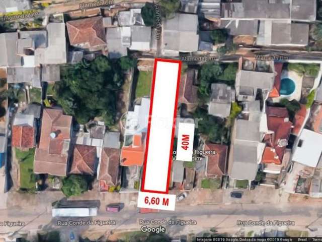 Terreno à venda na Rua Conde da Figueira, 349, Vila Jardim, Porto Alegre, 264 m2 por R$ 350.000