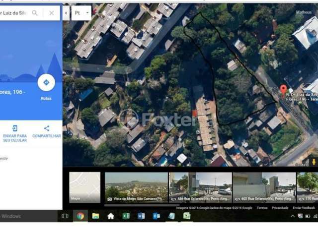 Terreno comercial à venda na Rua Doutor Luiz da Silva Flores, 196, Teresópolis, Porto Alegre, 2792 m2 por R$ 1.500.000