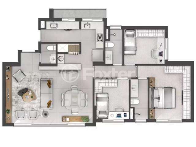 Apartamento com 3 quartos à venda na Rua Mariz e Barros, 580, Petrópolis, Porto Alegre, 98 m2 por R$ 1.961.000