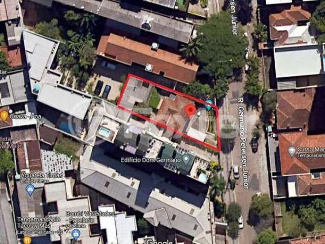 Terreno à venda na Rua Germano Petersen Júnior, 577, Auxiliadora, Porto Alegre, 351 m2 por R$ 850.000