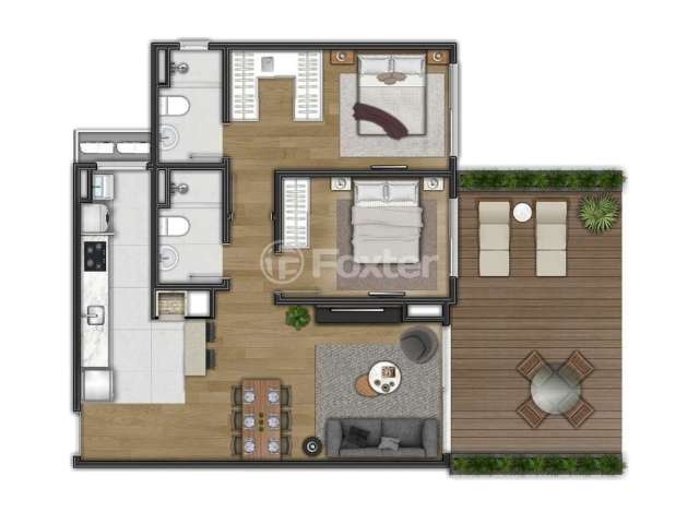 Apartamento com 2 quartos à venda na Rua Borges de Medeiros, 1406, Santa Terezinha, Canela, 94 m2 por R$ 964.449