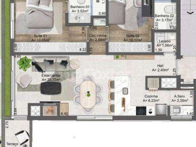 Apartamento com 2 quartos à venda na Rua Comendador Rheingantz, 254, Auxiliadora, Porto Alegre, 85 m2 por R$ 1.180.000