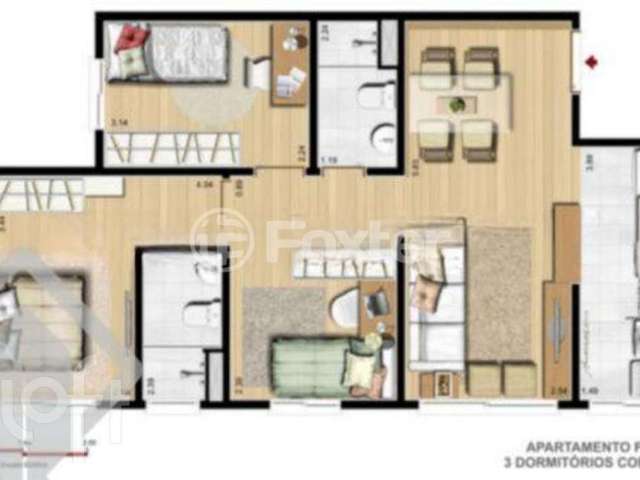 Apartamento com 3 quartos à venda na Avenida Juca Batista, 250, Cavalhada, Porto Alegre, 61 m2 por R$ 350.000