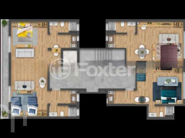 Apartamento com 1 quarto à venda na Rua Duque de Caxias, 1705, Centro Histórico, Porto Alegre, 41 m2 por R$ 381.638